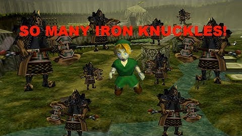 Huge Iron Knuckle Battle In Kokiri Forest! (Zelda OoT)