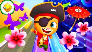 Tom Gold Run #227  Пират Джинджер, Зонтики И Цветы! Игровой Мир: Китай! На Весь Экран