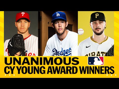 EVERY UNANIMOUS Cy Young winner in MLB history! (Ft. Skenes, Kershaw, Halladay, and MORE! 🤩)