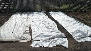 Как я применяю укрывное нетканое полотно и полиэтиленовую пленку видео Нетканые материалы: что это, где применяются, какие виды существуют
