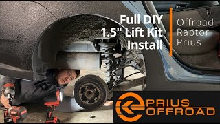 Offroad Prius Lift Kit Install (Full DIY)