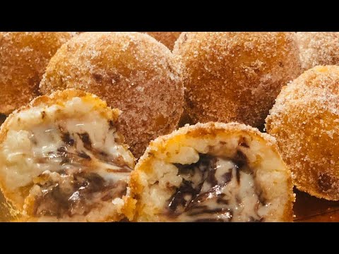 Arancine palermitane dolci ,  Ricetta Arancine con la ricotta e cioccolato -festa di Santa Lucia