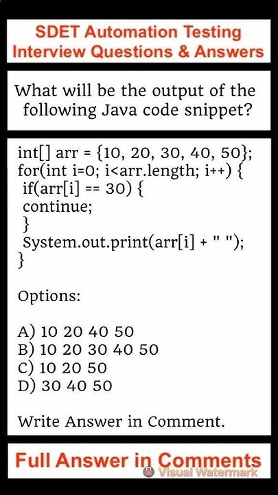 JAVA : What will be the output of the following Java code snippet ...