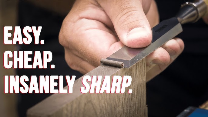Best INEXPENSIVE Sharpening Kit THAT ACTUALLY WORKS / Scary Sharp System  For Chisels and Plane Irons 