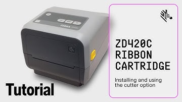 Zebra ZD420C Ribbon Cartridge: How To Install and Use the Cutter Option