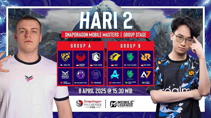 🔴 [ID] MLBB | Snapdragon Mobile Masters | Hari 2 Group Stage