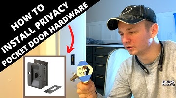 How to Install Privacy Pocket Door Hardware