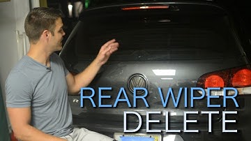 VW MKVI Rear Wiper Delete - How To