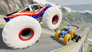 Epic High Speed Monster Truck Jumps #157 - BeamNG Drive screenshot 2