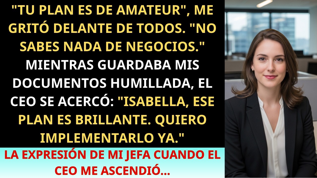 Mi Jefa Destruyó Mi Presentación Delante Del CEO… 6 Meses Después Ella Se Fue