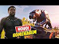 HOMENAGEM AO ATOR DE PANTERA NEGRA NO FORTNITE (Chadwick Boseman) - FORTNITE