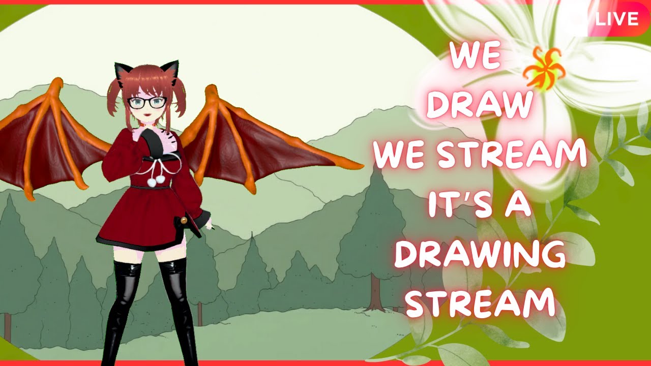 [EN]Vtuber| ~*ART STREAM | ZHEN IN THE FOREST!| *~ | !merch !socials !vtuber