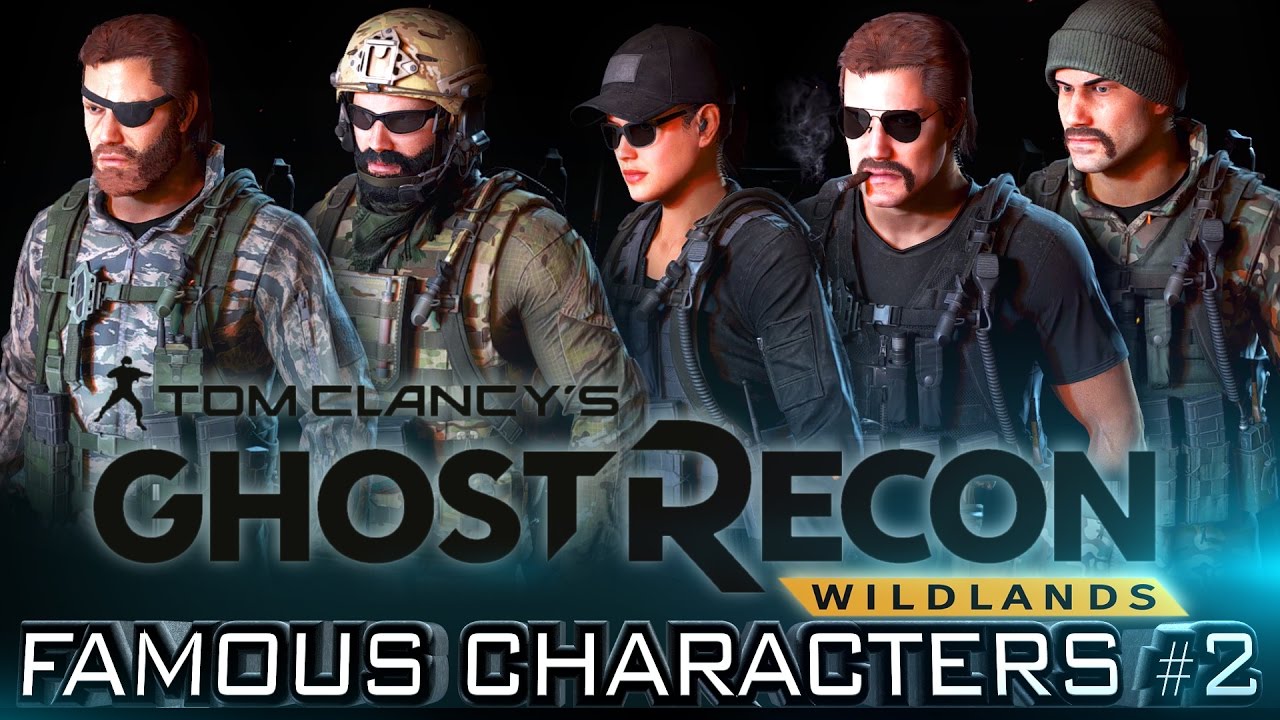 Famous Characters 2 Ghost Recon Wildlands Customization Game Movie Characters Youtube Movie Characters Movie Game Character Famous Characters 2 Ghost Recon Wildlands Customization Game Movie Characters Youtube Movie Characters Movie Game Character