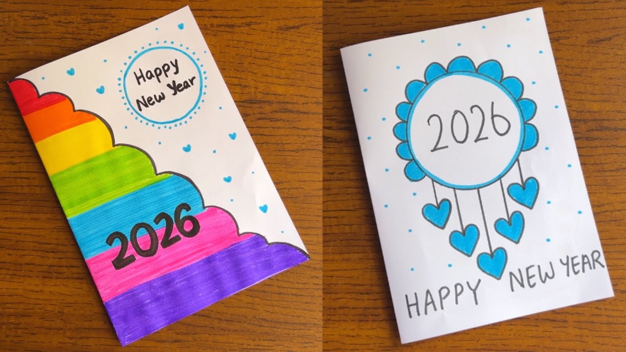  New Year Gift 2026 • happy new year gift • diy new year greeting card idea