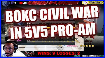 HILARIOUS ARGUMENTS! NBA 2K23! PURE CHAOS IN BOKC AFTER 5V5 PRO AM #BOKC #GOMFSFB