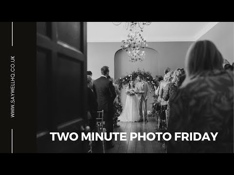 Two Minute Wedding Photo Friday | The Couples Exit | Hodsock Priory Wedding Photographer