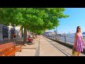 4K London Walk - Limehouse Basin to Canary Wharf Pier via Narrow Street (June 2020)