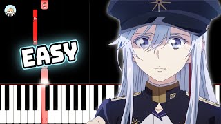 [full] 86 EightySix Part 2 ED 2  'LilaS'  EASY Piano Tutorial & Sheet Music