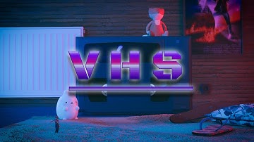 Retrowave :"VHS"  My First Rendering in Blender 2.8 Cycles Beginner