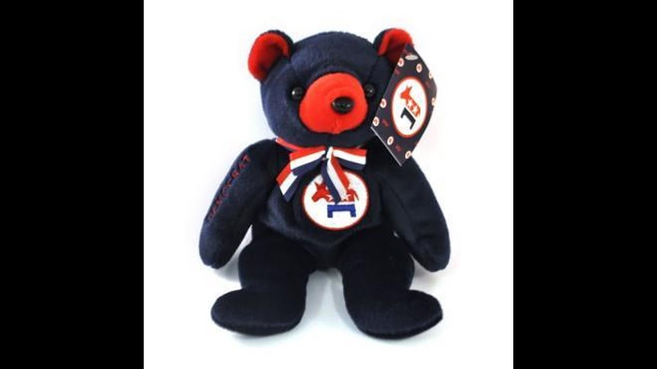 VictoryStore Democrat Plush Stuffed Animal (Bear)