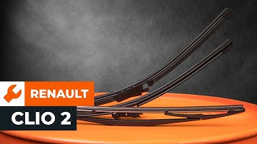 Guide: Så byter du vindrutetorkare, fram på RENAULT  CLIO 2