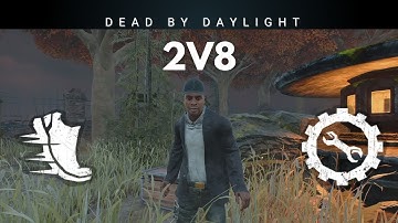 DBD 2v8 | Escapist & Guide vs Wraith + Huntress + Oni + Nurse