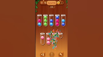 Woody Sort: Ball Sort Puzzle Level 4