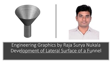 Development of Lateral Surface of a Funnel