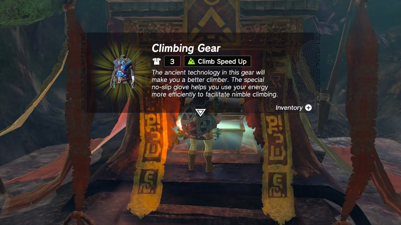 North Hyrule Plain Cave: Climbing Gear 🧝 The Legend of Zelda