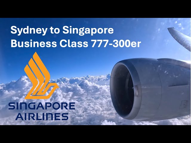 Singapore Airlines Business Class Boeing 777-300ER