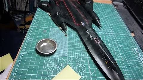 Italeri 1/72 SR-71 Blackbird plamo build 5