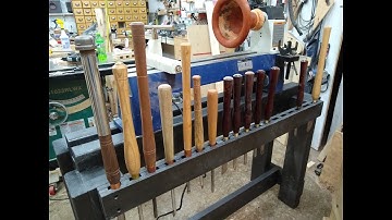 DIY Lathe Stand Tool Rack
