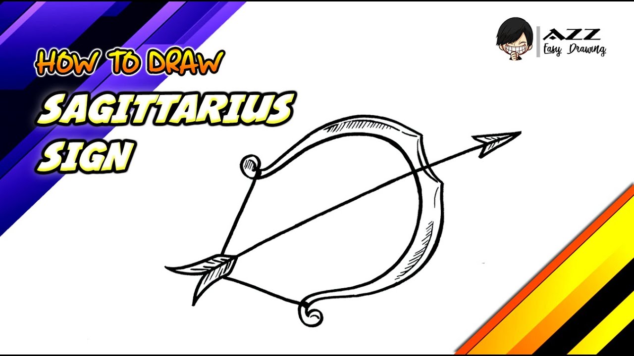 Sagittarius Drawing Easy : Sagittarius Constellation | Bodaswasuas
