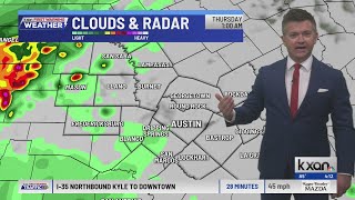 Overnight and Thursday morning scattered storms and downpours ahead | KXAN Forecast (May 20)
