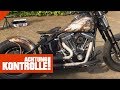 Komplett umgebaute Harley Davidson: Biker versucht zu vertuschen | Achtung Kontrolle | Kabel Eins