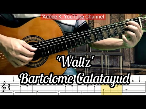 Waltz - Bartolome Calatayud (Free Guitar TAB)