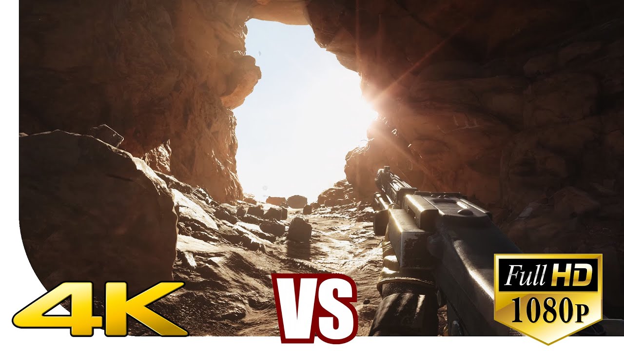 Star Wars Battlefront 4K  vs  1080p  Resolution  