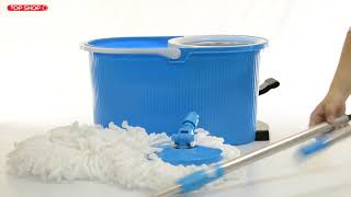 Комплект для уборки полов швабра, ведро с отжимом  Spin Mop VDomo