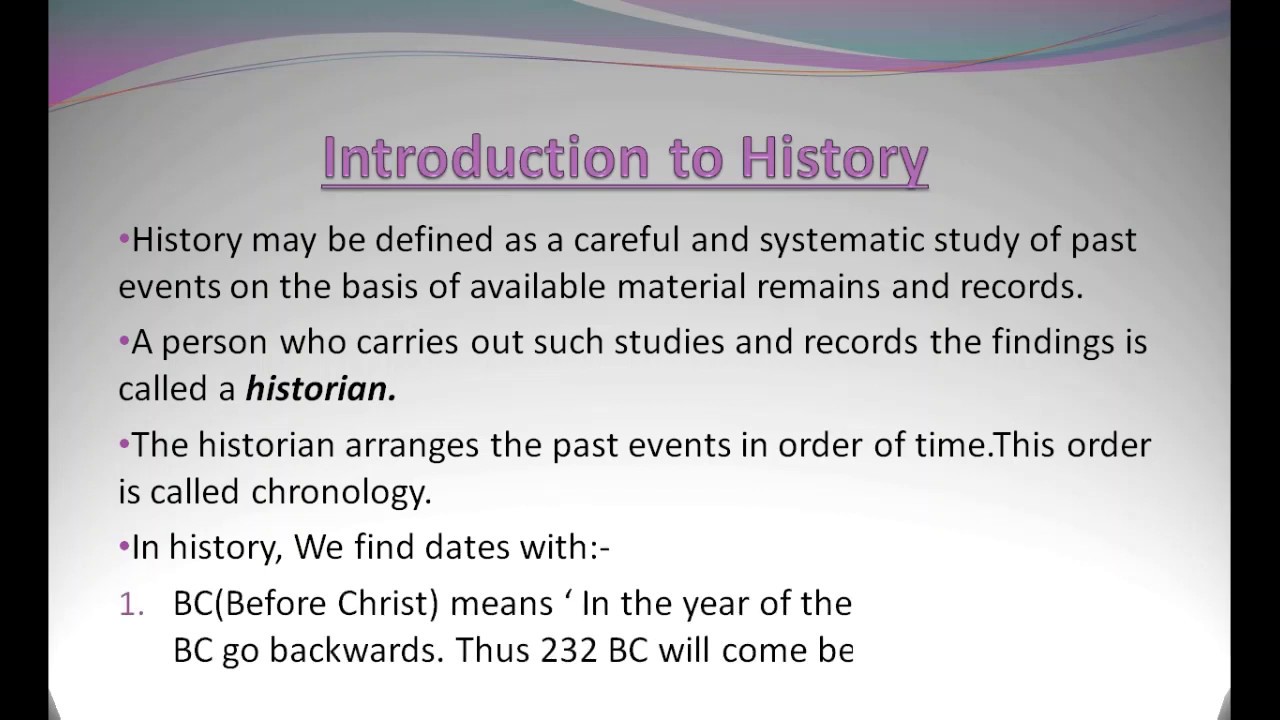 case study of history class 6