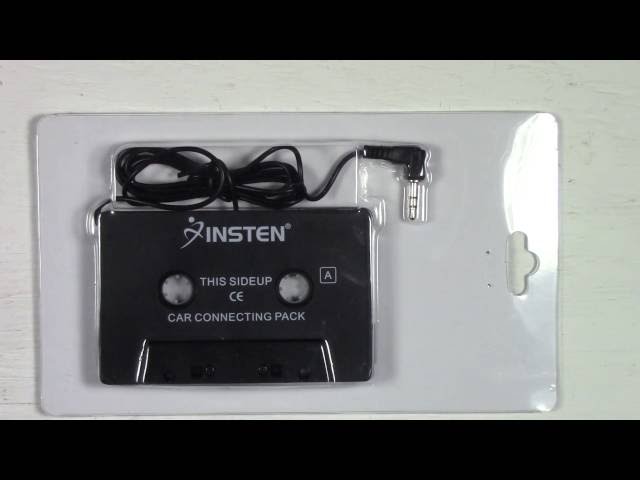 Minijack to cassette tape adapter