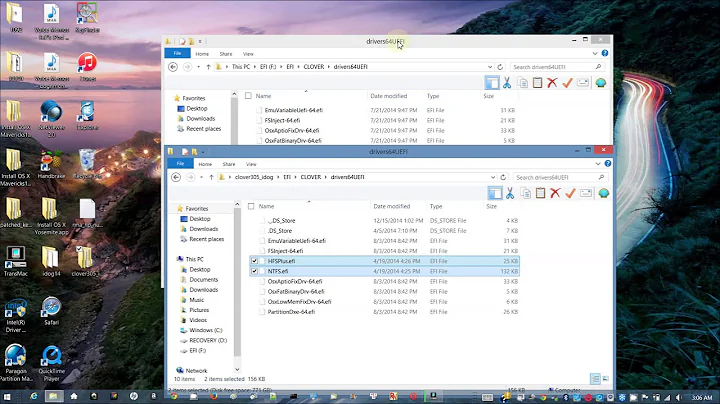 How To Create Mavericks 10.9.x 8GB USB Installer With Clover For Haswell HP Laptops NO MAC