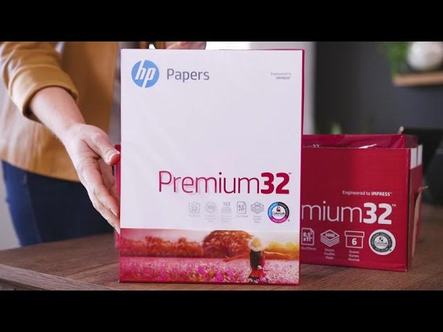 HP Premium 32 LaserJet Paper, 32lb, 8 1:2 x 11, 500 Sheets 