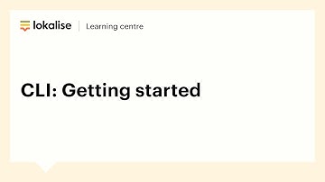 Lokalise CLI: Getting started