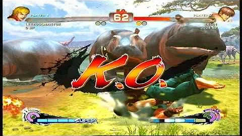 Super Street Fighter 4 - EKS (Guy) vs. LEEZUSCHRISTUK (Ken)
