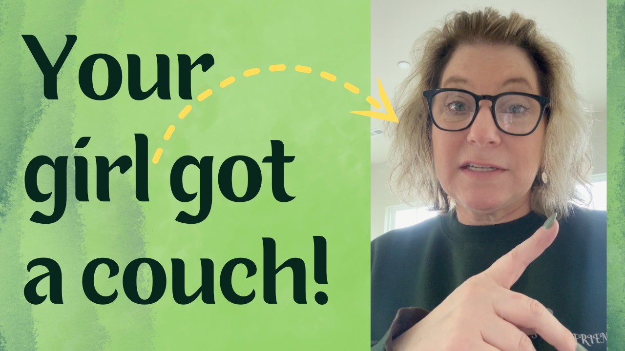 After about 12 hours of online searching....I FOUND A COUCH! (not thrifted)