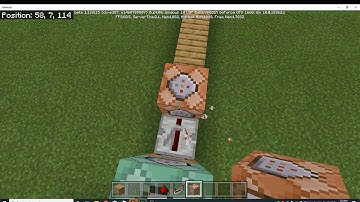 MineCraft Command Block Tutorial! [How to make a sliding door]