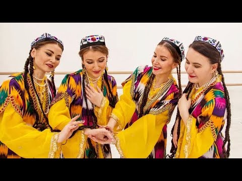 Узбекский танец, отчетный урок в школе узбекского танца. Uzbek dance.