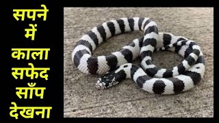 सपने में काला सफेद साँप देखना| Sapne me Kala Safed Saanp dekhna| Black and White Snake dream meaning