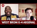 West Brom 0-4 Arsenal | Saka Has Put Willian & Pepe To Shame! (James)