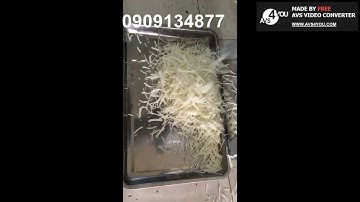 máy bào sợi cà rốt,đu đủ, máy thái sợi khoai môn chiên giòn, máy thái sợi củ cải làm đồ chua tự động